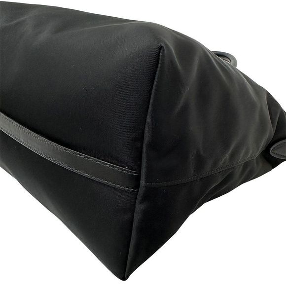 Prada Bag Women's Branded Handbag Shoulder Bag 2way Nylon Leather Black 1ba171 - Picture 5 of 12